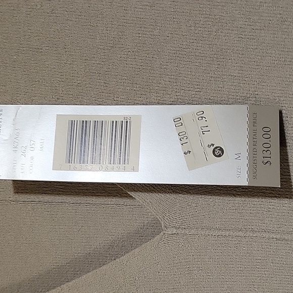 Anne Klein Sleeveless V-Neck Sweater - Picture 6 of 14